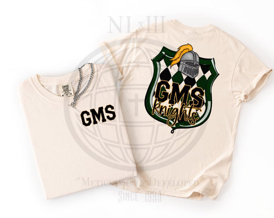 School Crest Front + Back