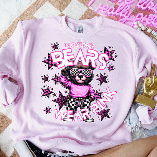 Bears 2 Cancer Awareness Mascot