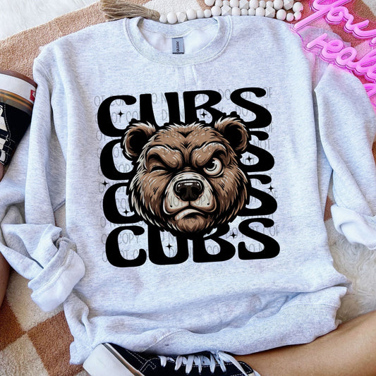 Cubs Bear Winking Mascot