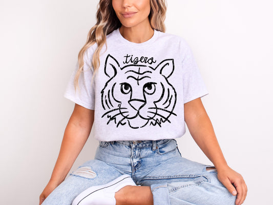 Doodle Mascots Tigers