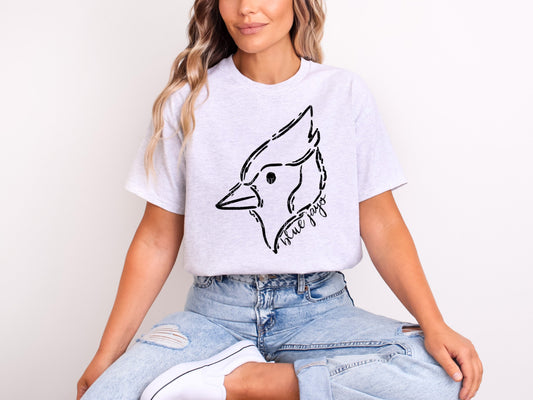 Doodle Mascots Bluejays