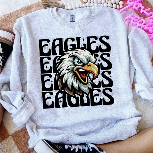 Eagles Winking Mascot