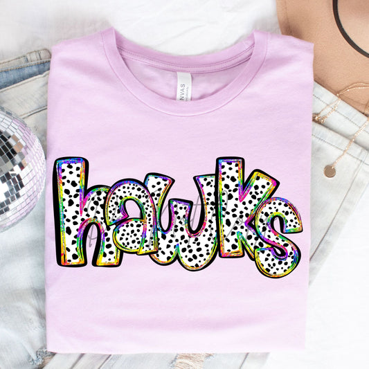 Hawks- Tie Dye Dots