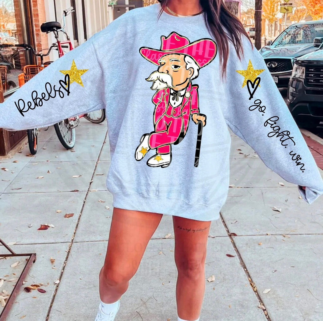 Oversized Mascot Sweatshirt