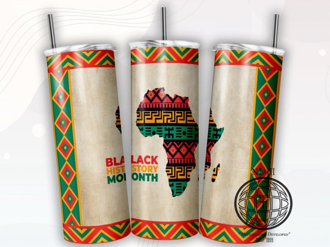 African Map Tumbler