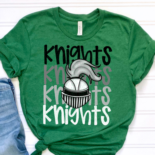 Knights Monochromatic Mascots