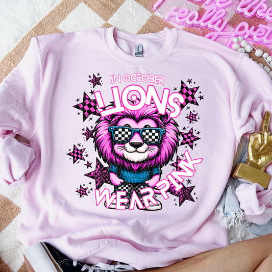 Lions Cancer Awareness Mascot