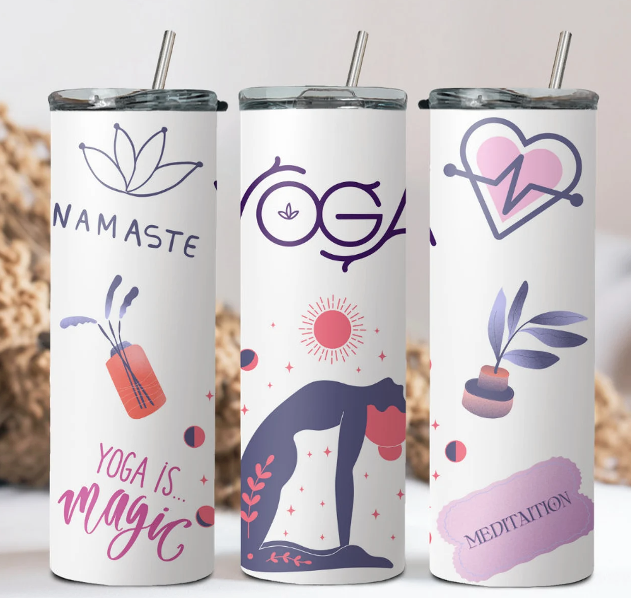 Yoga Namaste Tumbler