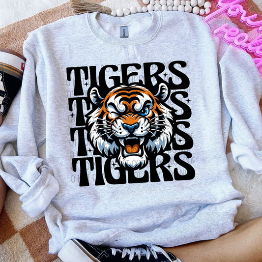 Tigers Winking Mascot
