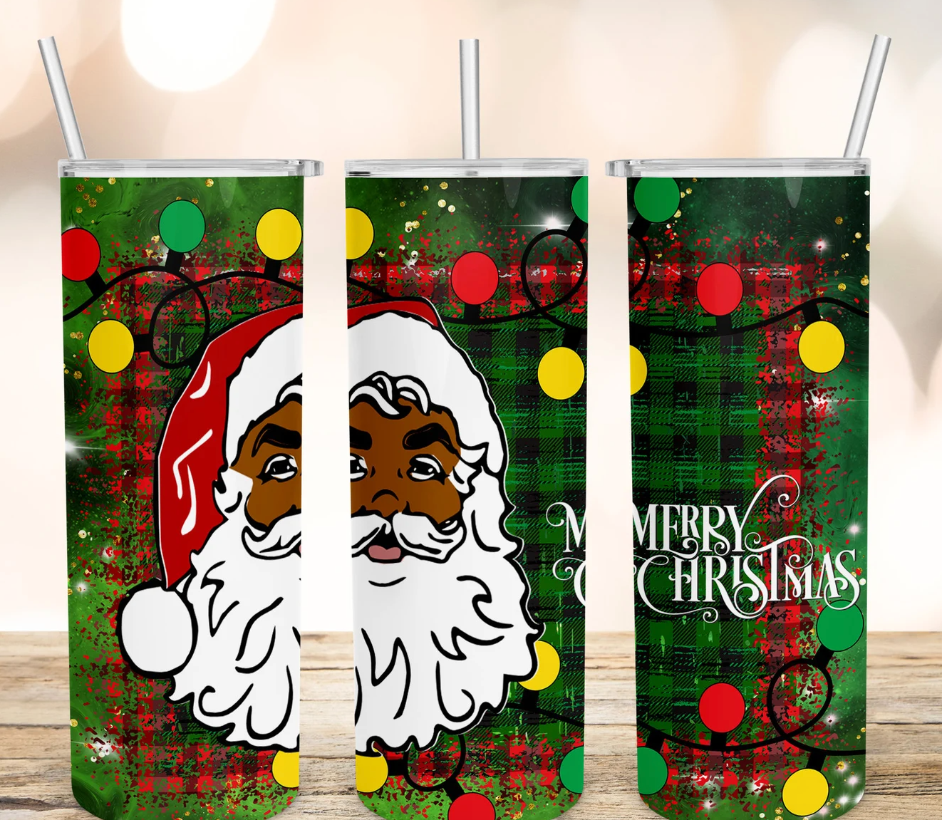 Santa 20 oz tumbler