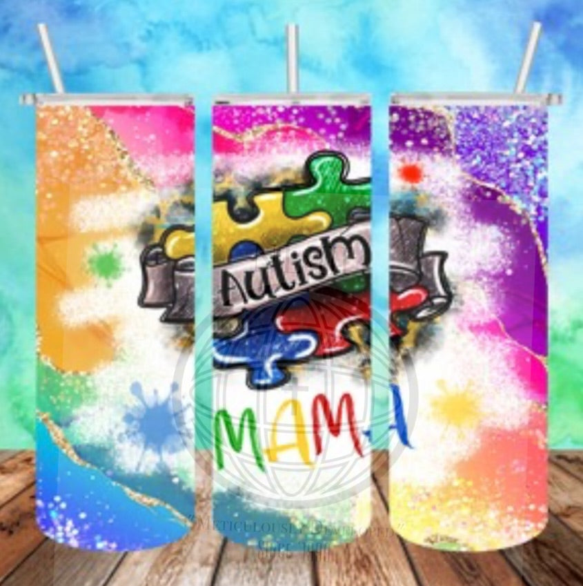 Autism Mama Tumbler