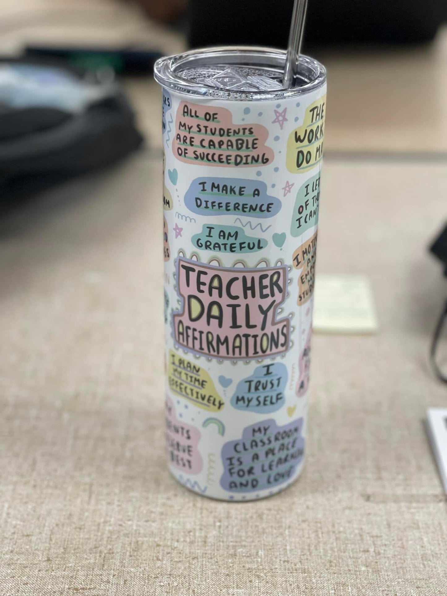 Teacher Affirmation 20 oz.